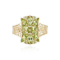 Anello in oro con Peridoto (Ornaments by de Melo)