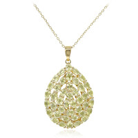 Collana in argento con Citrino Limone