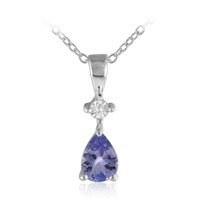 Collana in argento con Tanzanite