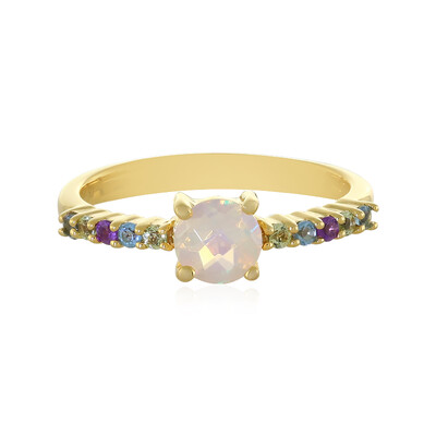 Anello in argento con Opale di Welo