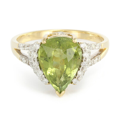 Anello in oro con Tormalina Paraíba (AMAYANI)