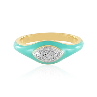 Anello in argento con Diamante I3 (J)
