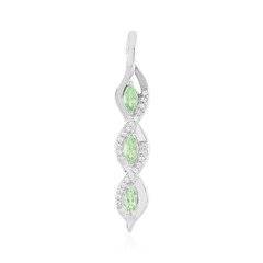 Ciondolo in argento con Tsavorite
