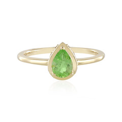 Anello in oro con Grossularia