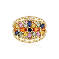 Anello in oro con Zaffiro Arancione (Ornaments by de Melo)