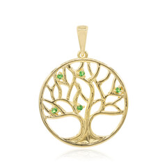 Ciondolo in argento con Tsavorite