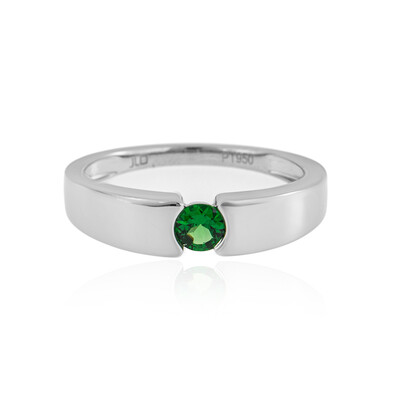 Anello in platino con Tsavorite