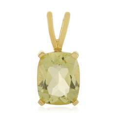 Ciondolo in argento con Quarzo Limone