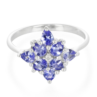 Anello in argento con Tanzanite