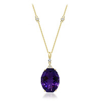 Collana in oro con Ametista