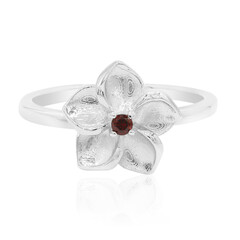 Anello in argento con Granato Mozambico