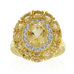 Anello in argento con Citrino