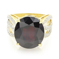 Anello in oro con Spessartina (AMAYANI)