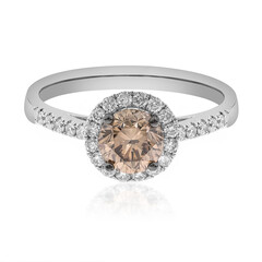 Anello in oro con Diamante Cioccolato SI2 (CIRARI)