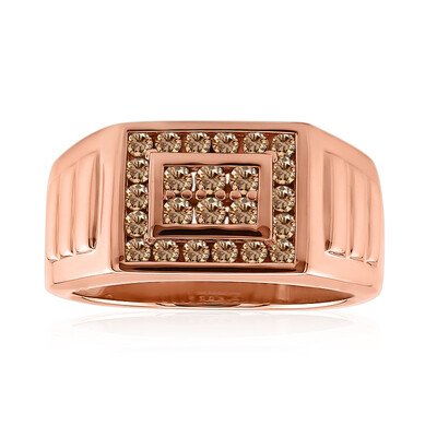 Anello da uomo in oro con Diamante Rose de France SI1 di Argyle (Annette)