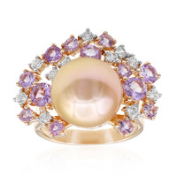 Anello in argento con Perla Ming (TPC)