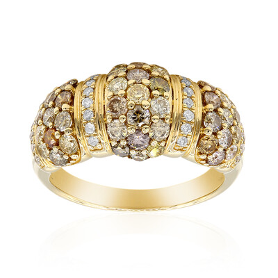 Anello in oro con Diamante Fancy SI2 (CIRARI)