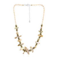 Collana in argento con Perla Keshi (TPC)
