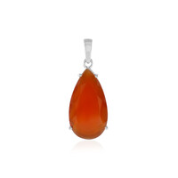 Ciondolo in argento con Onice Rossa