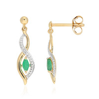 Orecchini in oro con Smeraldo