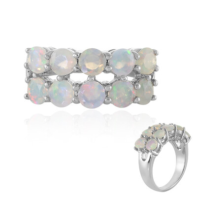 Anello in argento con Opale di Welo
