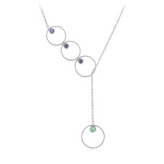 Collana in argento con Smeraldo Sao Francisco