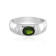 Anello in argento con Diopside Russo