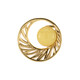 Ciondolo in argento con Ambra Milky Baltica (dagen)
