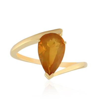 Anello in oro con Opale di Fuoco Messicano (de Melo)