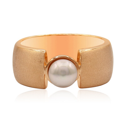Anello in argento con Perla di Acqua Dolce (TPC)