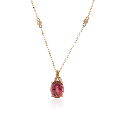 Collana in oro con Tormalina Neon del Congo (Smithsonian)
