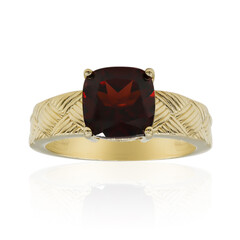 Anello in argento con Granato