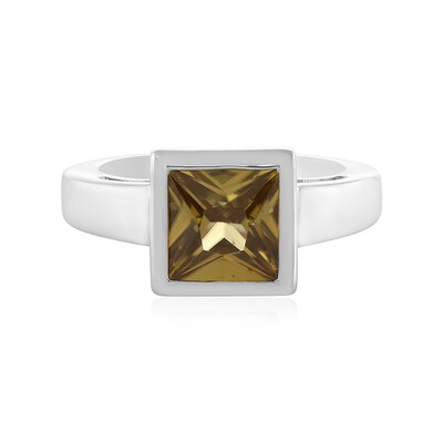 Anello in argento con Zircone Giallo (MONOSONO COLLECTION)