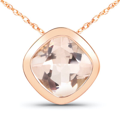 Collana in oro con Morganite