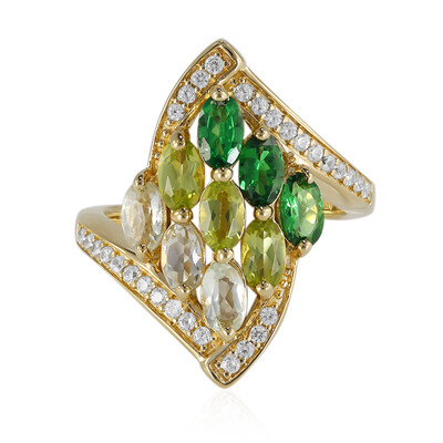Anello in argento con Tsavorite