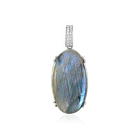 Ciondolo in argento con Labradorite