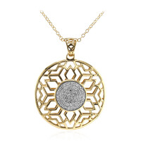 Collana in argento con Diamante I3 (I)