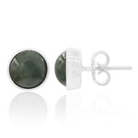 Orecchini in argento con Giadeite Verde