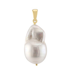 Ciondolo in argento con Perla d'Acqua Dolce Bianca (TPC)