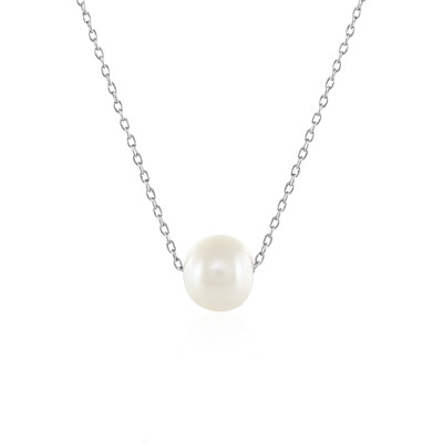 Collana in argento con Perla di Acqua Dolce