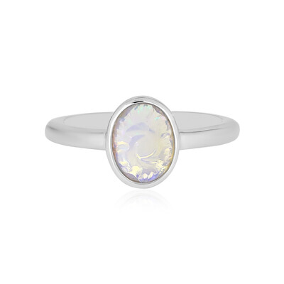 Anello in argento con Opale di Welo