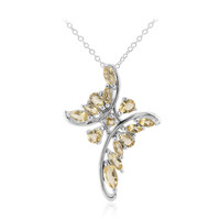 Collana in argento con Citrino