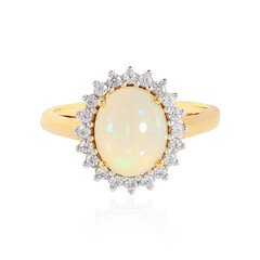 Anello in argento con Opale di Welo