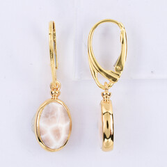 Orecchini in argento con Natrolite