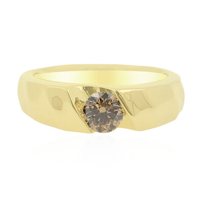 Anello in oro con Diamante Cioccolato d‘Argyle SI2 (de Melo)