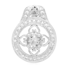 Ciondolo in argento con Goshenite