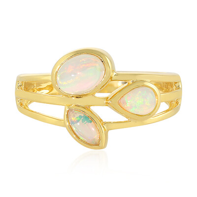 Anello in argento con Opale di Welo