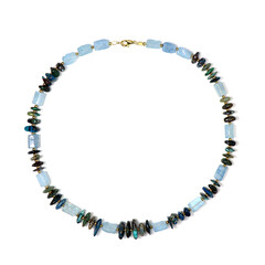 Collana in argento con Ematite Dorata