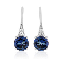 Orecchini in argento con Topazio Blu Royal