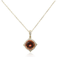 Collana in oro con Tormalina Neon del Congo (CIRARI)